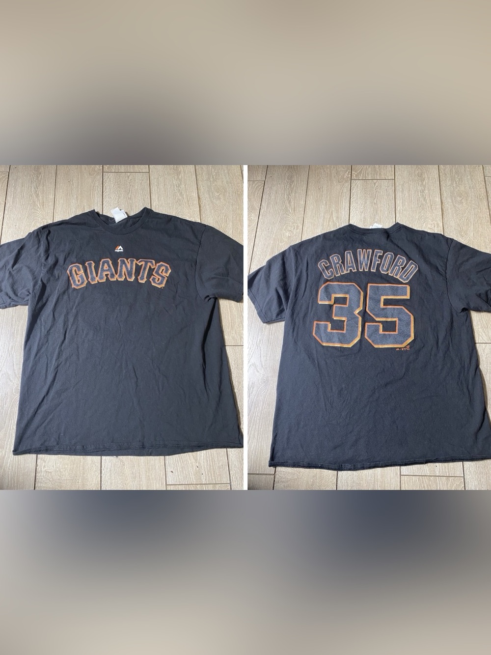 Vintage MLB San Francisco Giants Brandon Crawford 35 Baseball Jersey Shirt Sz XL